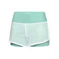 Efia Tech (2in1) Shorts Damen-Mint,Weiß