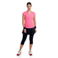 Crew 2.0 V-Neck T-Shirt Women-pink
