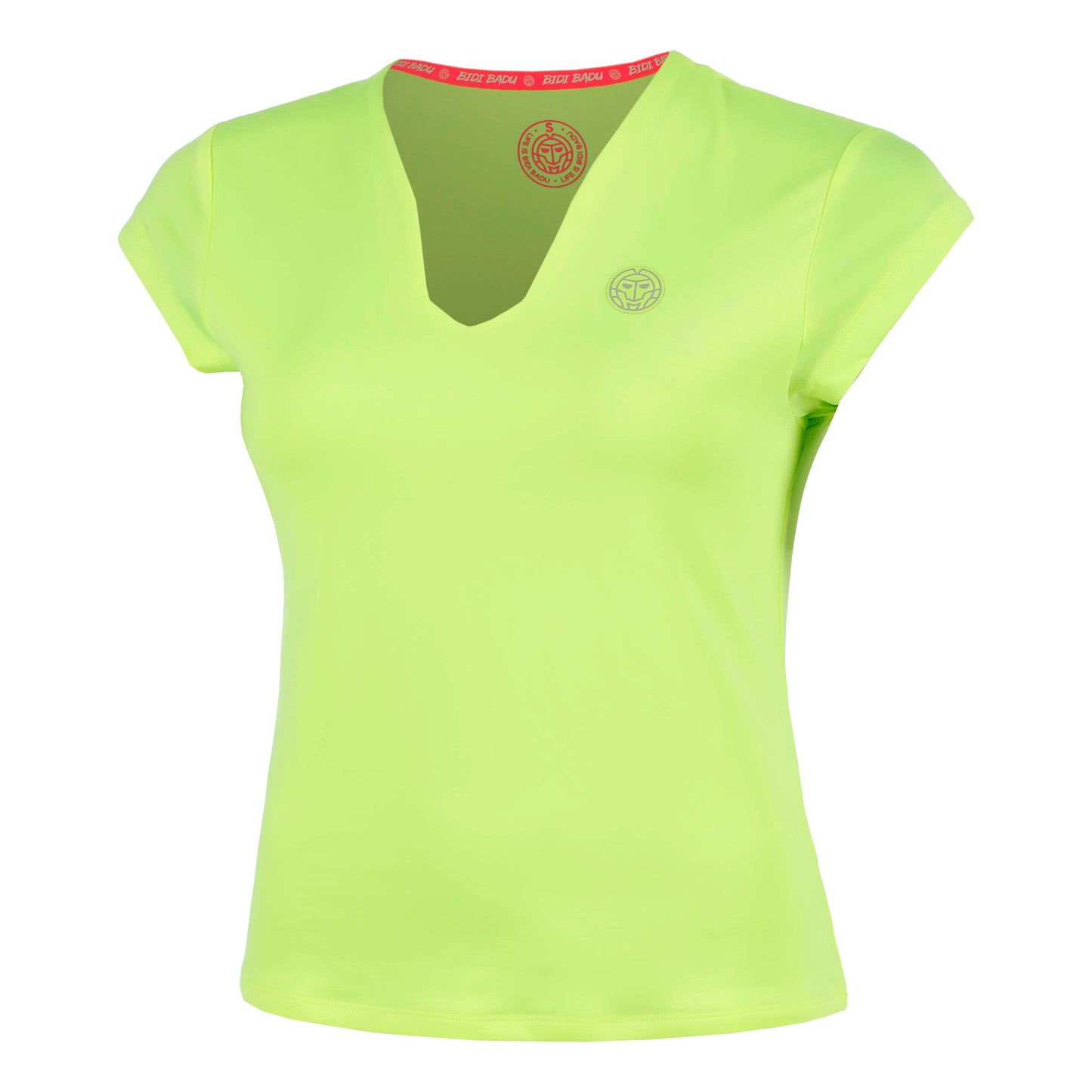 BIDI BADU Out of Control V-Neck T-Shirt Women-neon yellow