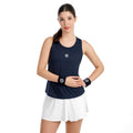 Crew Racerback Tank Top Women-dark blue