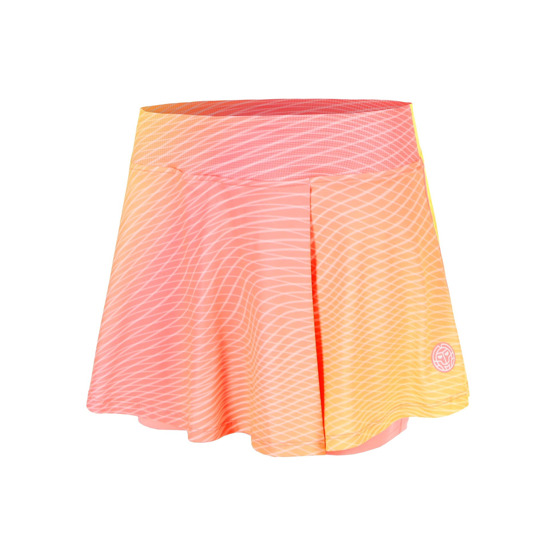 BIDI BADU Out of Control Wavy Skirt Women-pink, neon yellow