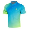 Out of Control Polo Herren-blau, neongelb