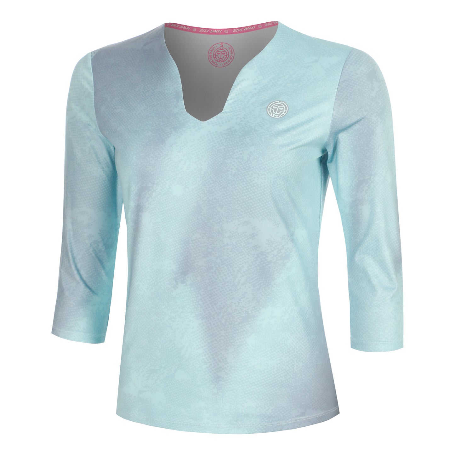 BIDI BADU Freeze Out V-Neck Printed  Longsleeve Damen - mint