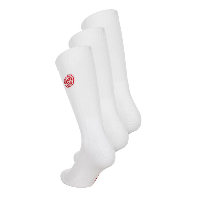 Crispy White Crew Move Socks 3 Pack - white