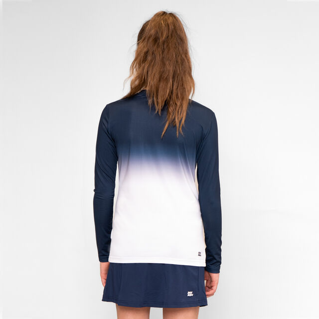 Crew Gradiant Junior Longsleeve - neon green, white