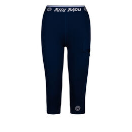 Bruna Tech Capri Tight Women-Dark Blue,White