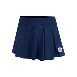 New York 2024 Printed Wavy Skirt Women-Dark Blue