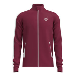 Protected Leafs Training Jacket Men-Wine Red