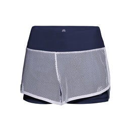 Efia Tech (2in1) Shorts Women-Dark Blue,White
