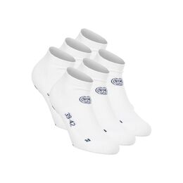 No Party XXL No Show Move Tennis Socks-White