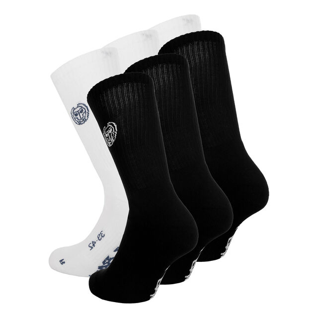 Matayo Crew Tech Socks 6 Pack - black/white