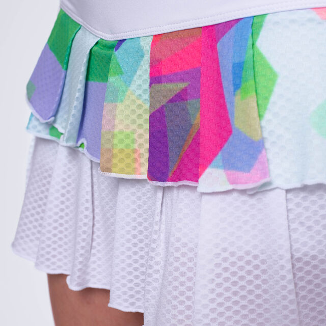 Kaleido Pleated Junior Skort