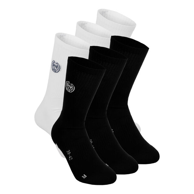 Matayo Crew Tech Socks 6 Pack - black/white