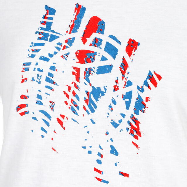 Shinae Lifestyle Tee - blue/white/red