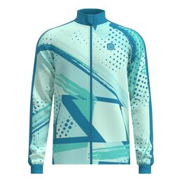 Good Vibes Printed Training Jacket Men-Petrol,Mint