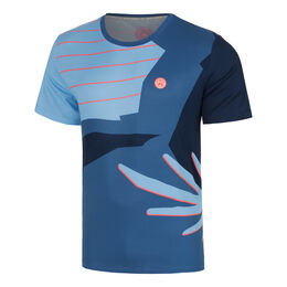 Hey Laguna T-Shirt Men-blue, coral