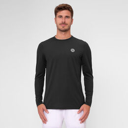 Crew Roundneck Long Sleeve Men-Black