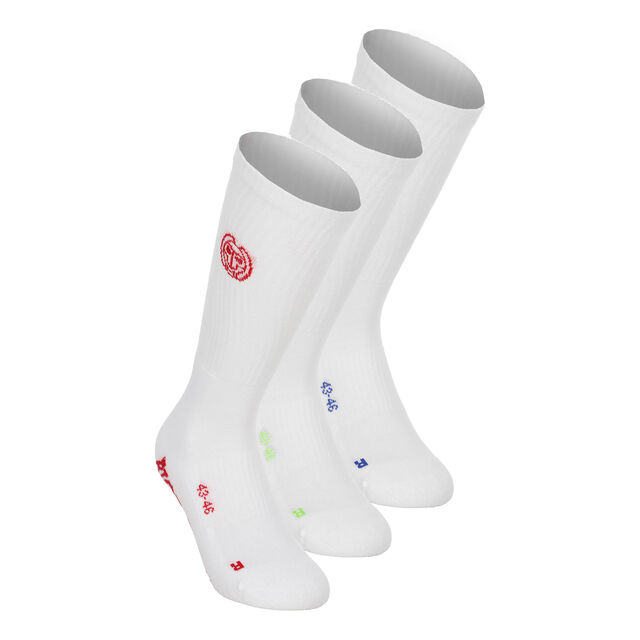 Crispy White Crew Move Socks 3 Pack - white