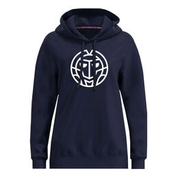 Crew Logo Hoody Women-Dark Blue