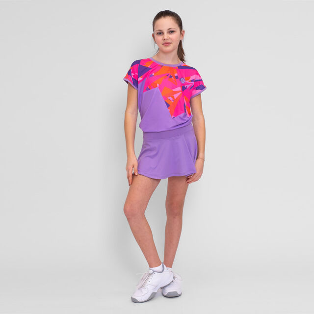 Spike Printed Wavy Junior Skort