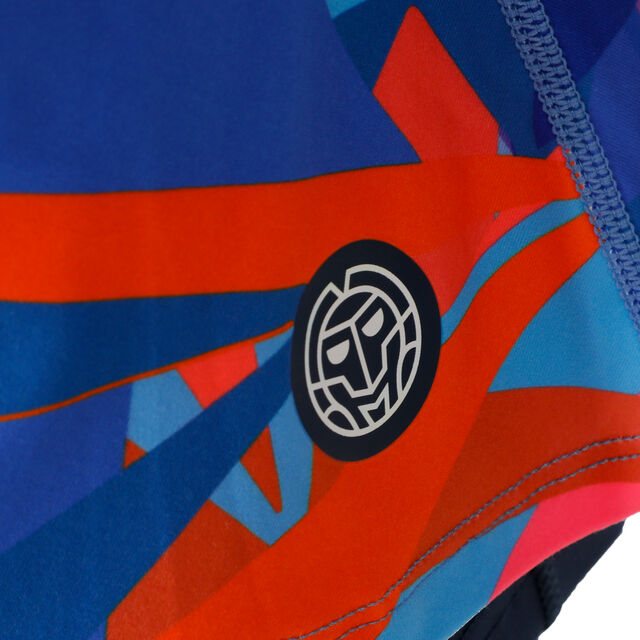 Spike Printed Wavy Skort