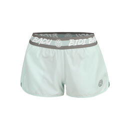Tiida Tech 2 In 1 Shorts Ball Shorts Women-Mint,Grey