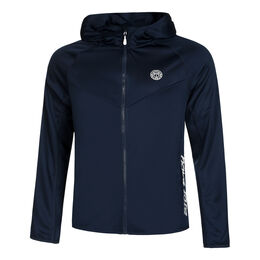 Crew Hood Training Jacket Men-Dark Blue