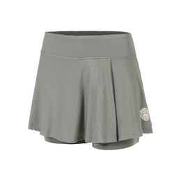 Bubble Wavy Skirt Women-Grey