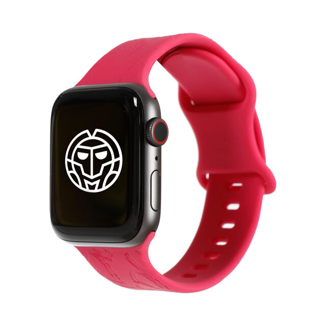 Bidi Badu Silikon Armband 45mm - pink f&uuml;r Apple Watch (Series 1 -Series 9 und SE)