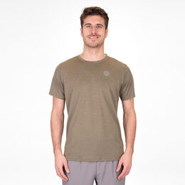 Crew Two Colored T-Shirt Men-Olive