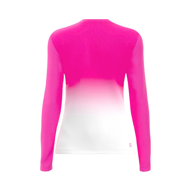 Crew Gradiant Junior Longsleeve - neon green, white