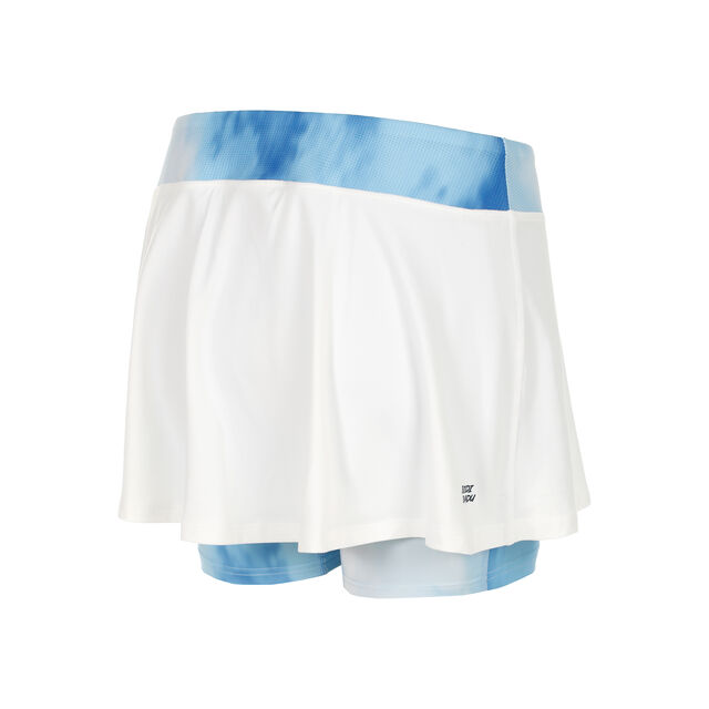 Watercolour Printed Wavy Skort