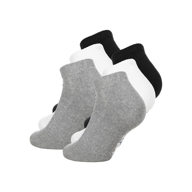No Party XXL No Show Move Socks 6 Pack - black