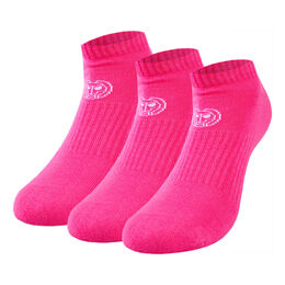 Leana No Show Tech Sports Socks 3 Pack Women-Pink,White