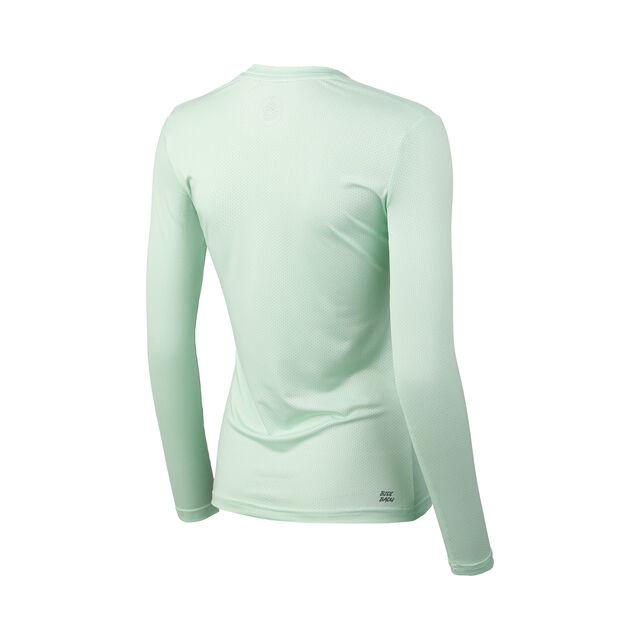 Mina Tech Roundneck Longsleeve - aqua