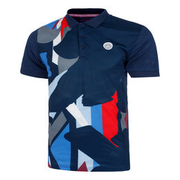 New York 2024 Polo Men - dark blue, multicoloured