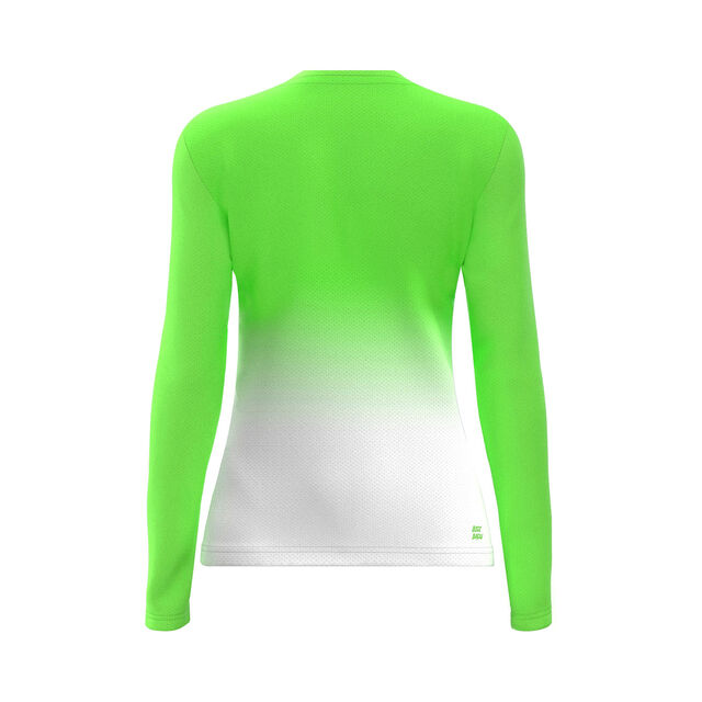 Crew Gradiant Junior Longsleeve - neon green, white