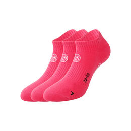 Karli Tech No-Show Sports Socks 3 Pack-Pink,White