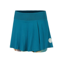 Komodo Printed Wavy Skirt Girls-Petrol