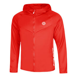 Crew Hood Training Jacket Men-Red