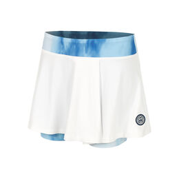 Watercolour Printed Wavy Skort