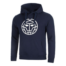 Crew Logo Hoody Men-Dark Blue