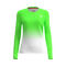 Crew Gradiant Junior Longsleeve - neon green, white