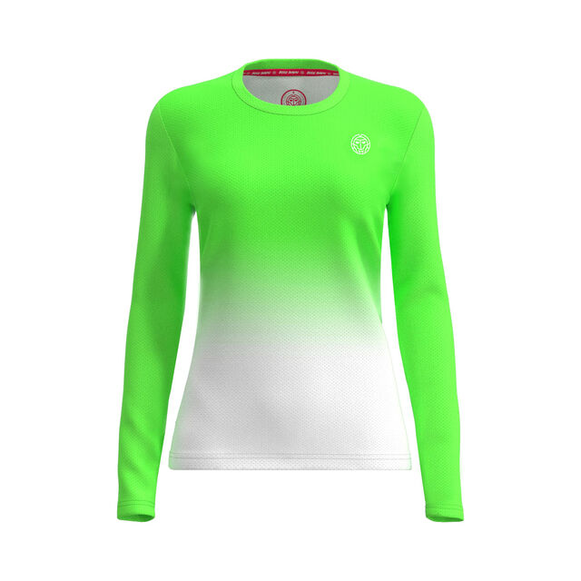 Crew Gradiant Junior Longsleeve - neon green, white