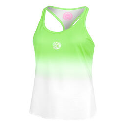 Crew Gradiant Tank Top Women-Neon Green,White