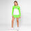 Crew Gradiant Junior Longsleeve - neon green, white