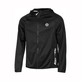 Crew Hood Training Jacket Boys-Black