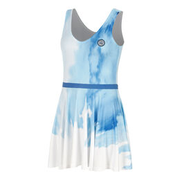 Watercolour Dress Women-White,Blue