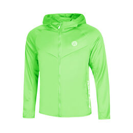 Crew Hood Training Jacket Boys-Neon Green