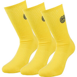 Matayo Crew Tech Sports Socks 3 Pack Men-Yellow,Black